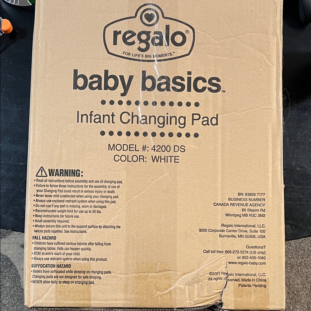 Regalo Infant Changing Pad - White